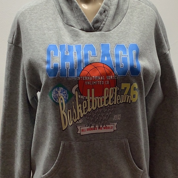 Shein Size Medium Grey Hoodie Preloved. - Picture 2 of 4